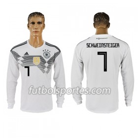 Camisetas Alemania Schweinsteiger 7 Primera Equipacion Mundial 2018 Manga Larga